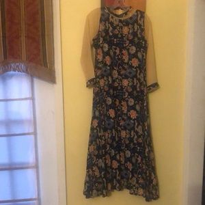 Arabic Indian dress 2 in 1 no size tag S/M